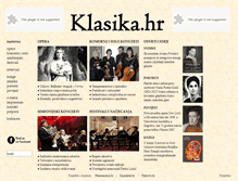 Tablet Screenshot of klasika.hr